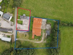 Farmyard on C. 1.25 Acre in Keel, Upton, Co. Cork. (Outlined In Blue)